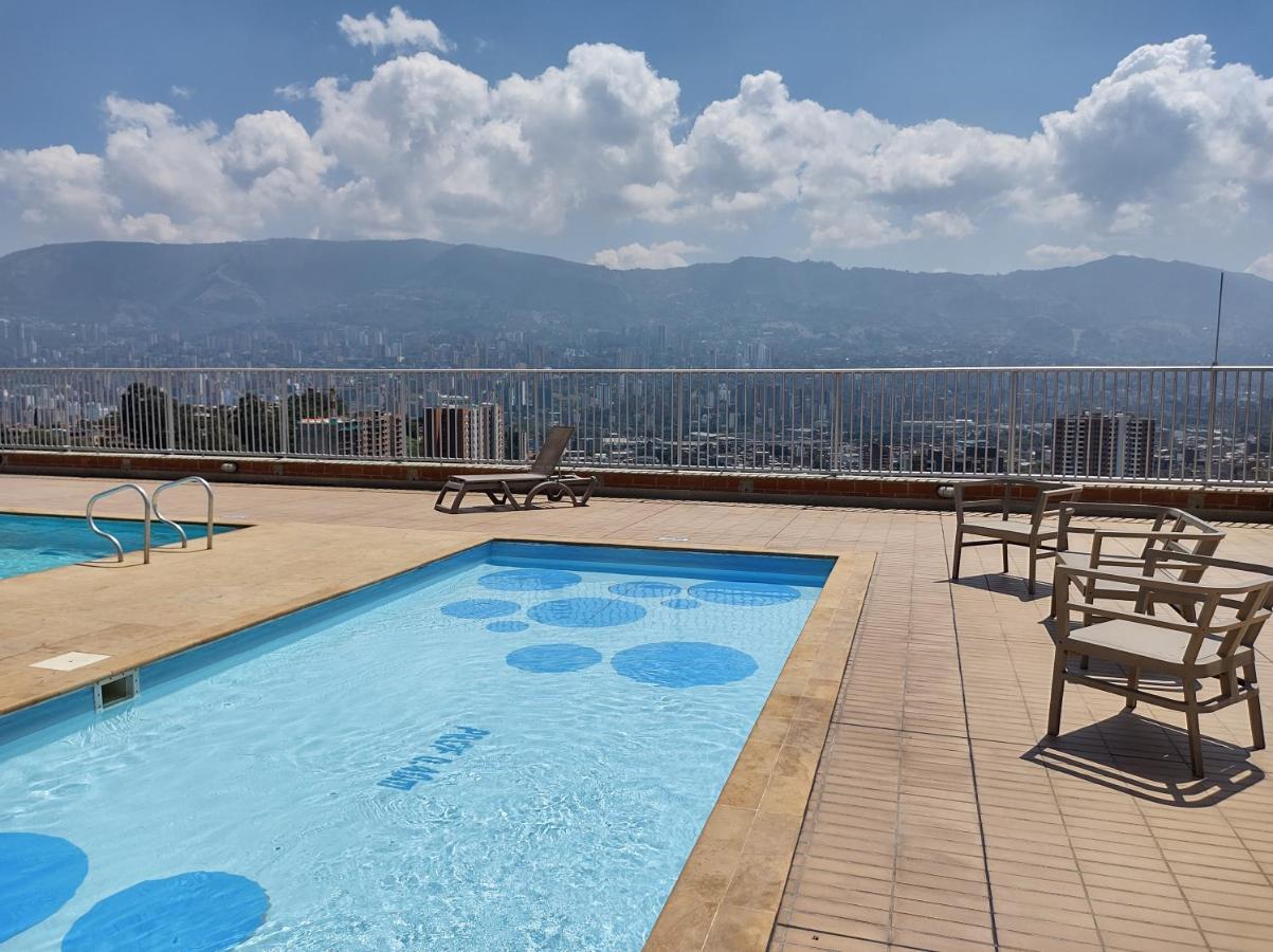 Hermoso Apartamento Con Vista A Todo Medellín Esterno foto